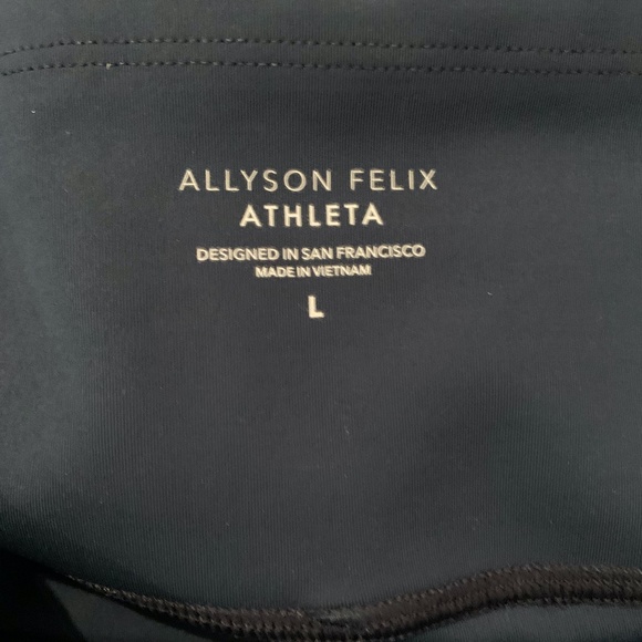 Allyson Felix Athleta Legend Mesh 7/8 Tight L NWT - Picture 4 of 9